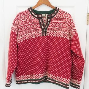 LLBean Nordic Sweater